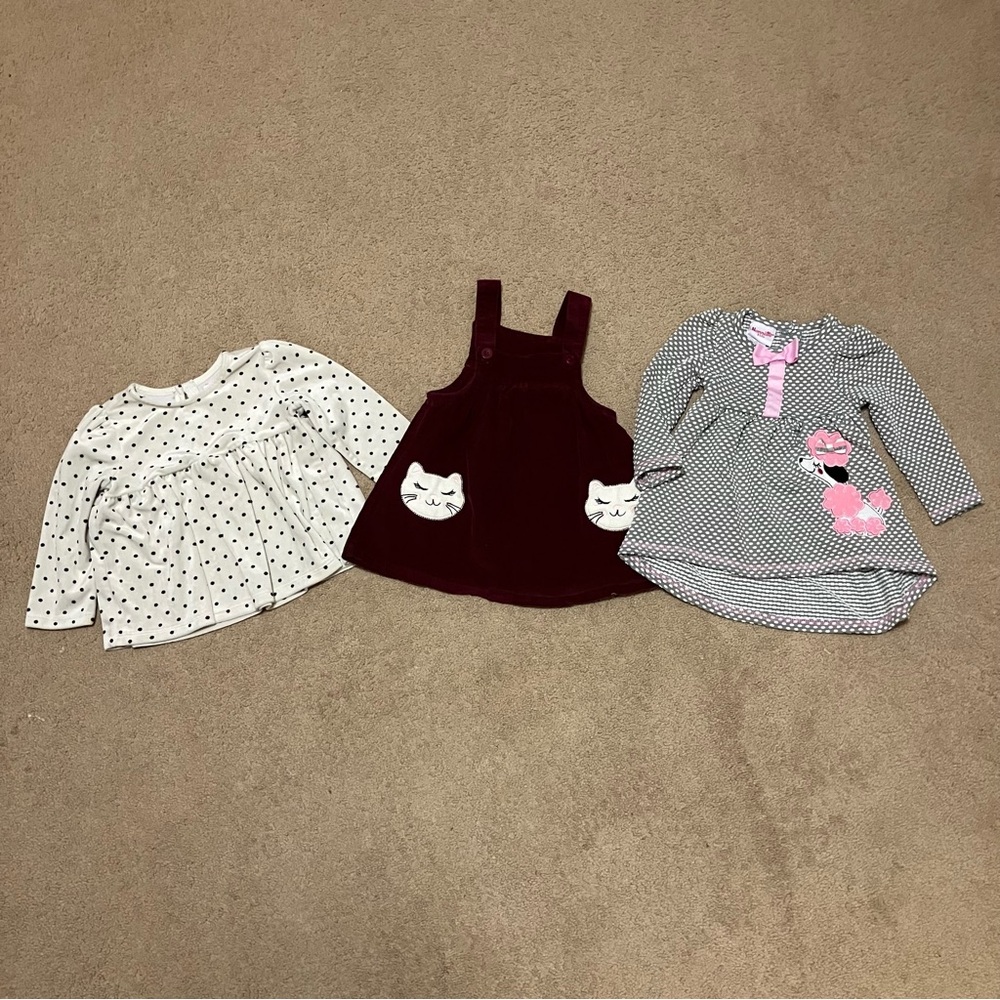 Girl’s Dress Bundle Nannette Kids, WonderKids, &‎ Baby Gap Sz 18-24m
